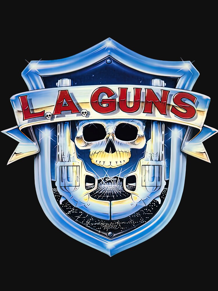 L.A. Guns: Classic Badge by FrannyMassinga Unisex , , , Long Sleeve Tee