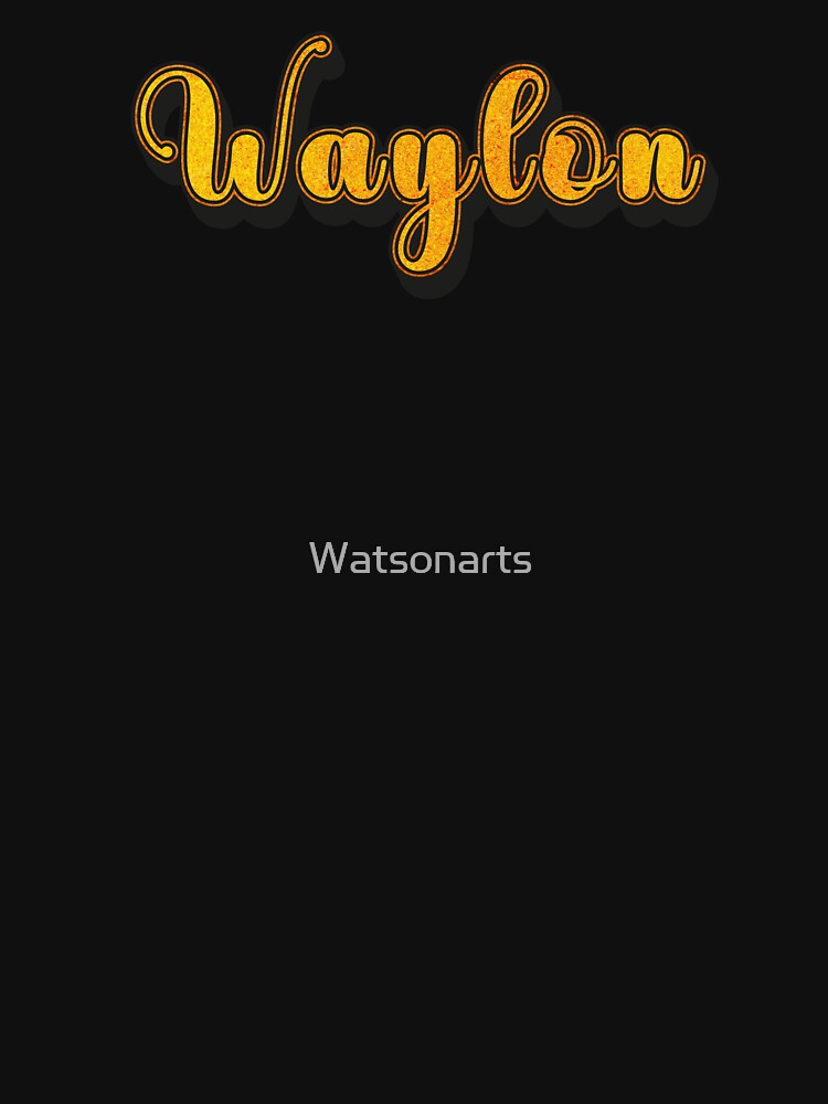 Waylon Personalized Name Design with Heart | Funny Custom Gift by Watsonarts