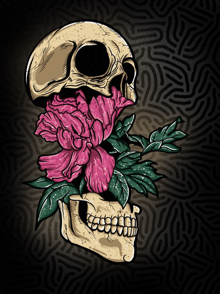 Flowering skull by Tulangrusuck