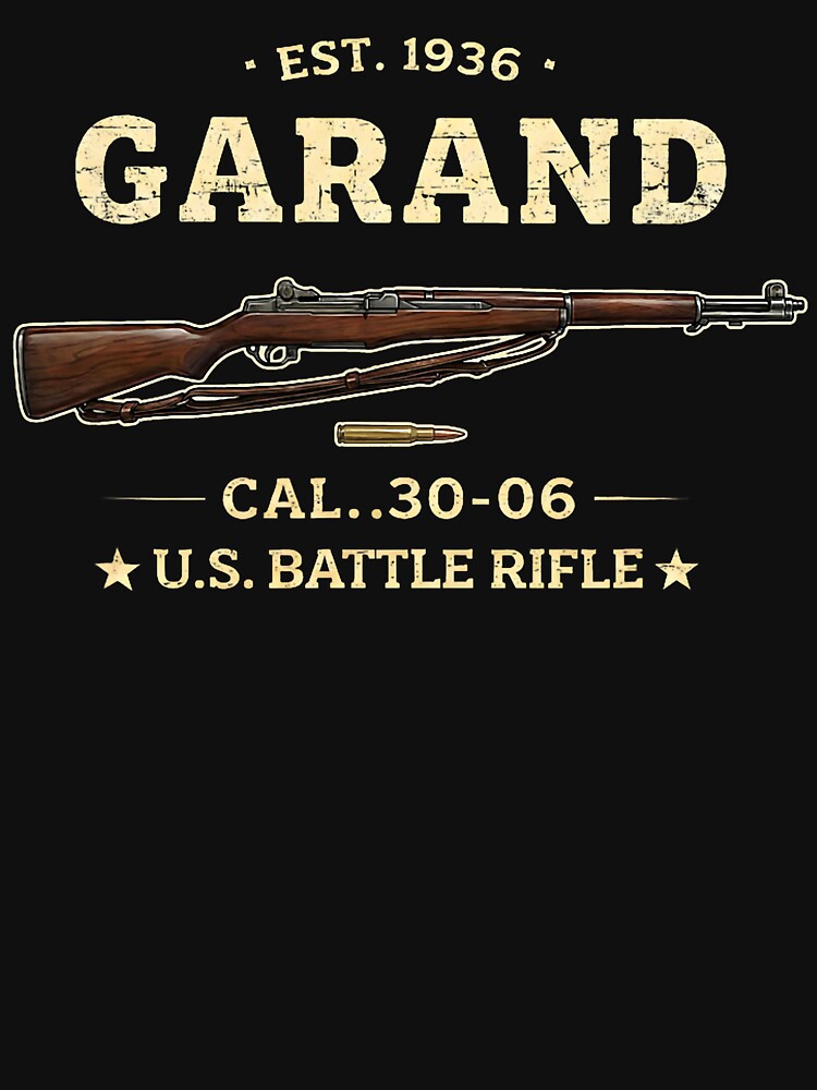 M1 Garand WWII 1936 Vintage Graphic by RobertKnow