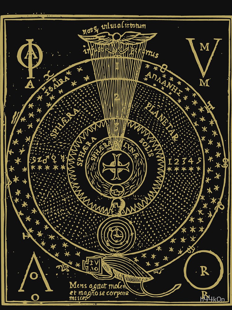 Planetary Spheres Mandala Alchemy Astrology Occult by h44k0n