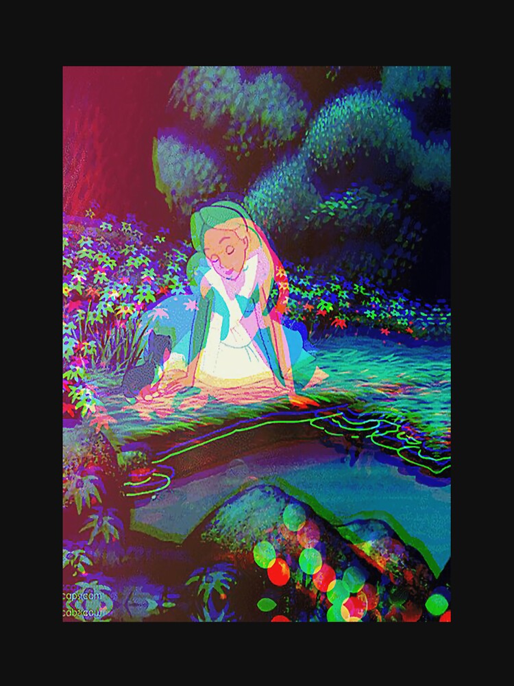 Alice In Wonderland poster by inelcapps Unisex , , , Long Sleeve Tee