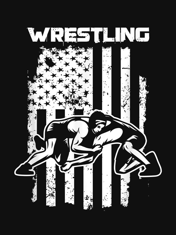 Usa Flag Wrestling Wrestler Martial Arts Sport Gift by idabry