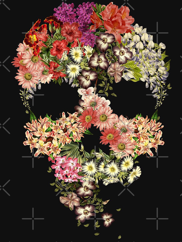 Skull Floral Decay by Tobe Fonseca by Tobe Fonseca®