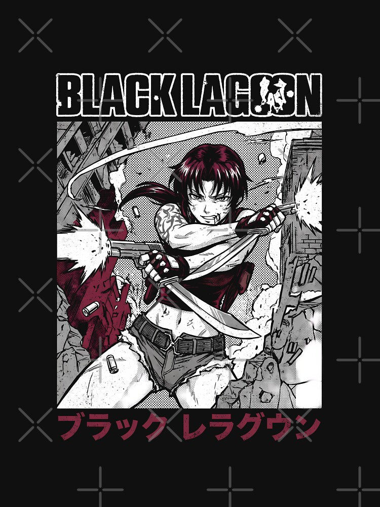 Black Lagoon Anime Manga Graphic Tee by Senpaiwaves