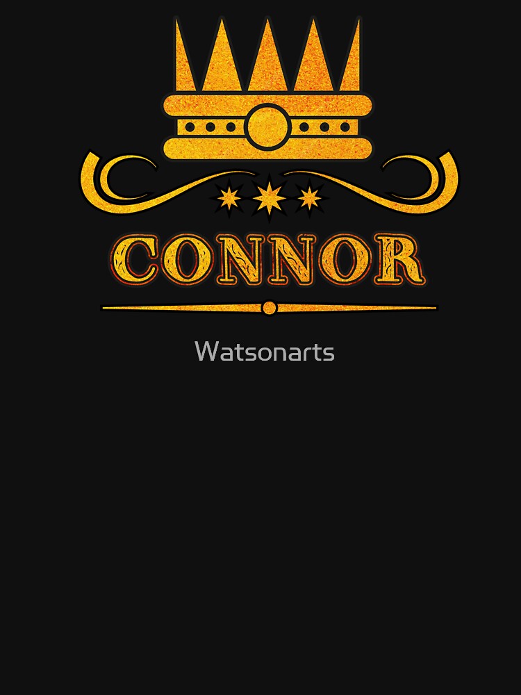 Connor Personalized Funny & Unique Custom Name Design for Men, Teens, and Boys by Watsonarts