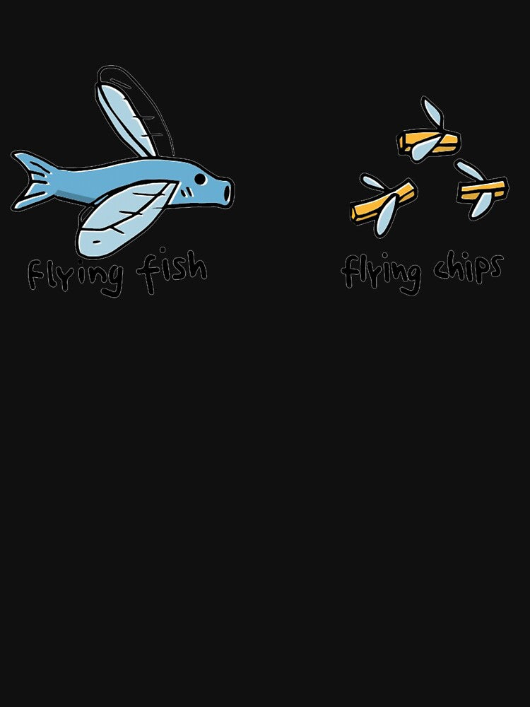 Flying fish & chips by Where Balloonwrangler's wrangling occours