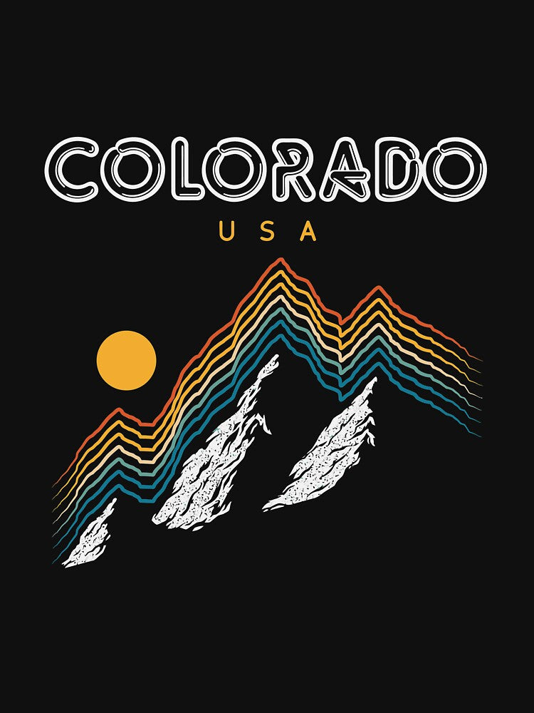 Colorado Usa Ski Resort 1980S Retro by hlleone803