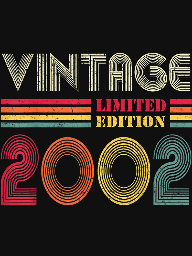 20 Year Old Gifts Vintage 2002 Limited Edition 20th Birthday by wendyy88