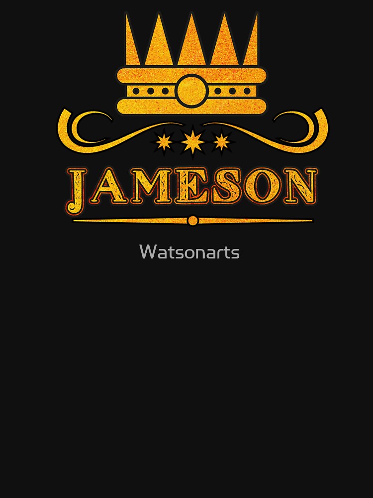 Jameson Personalized Funny & Unique Custom Name Design for Men, Teens, and Boys by Watsonarts