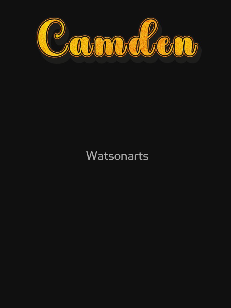 Camden Personalized Name Design with Heart | Funny Custom Gift by Watsonarts