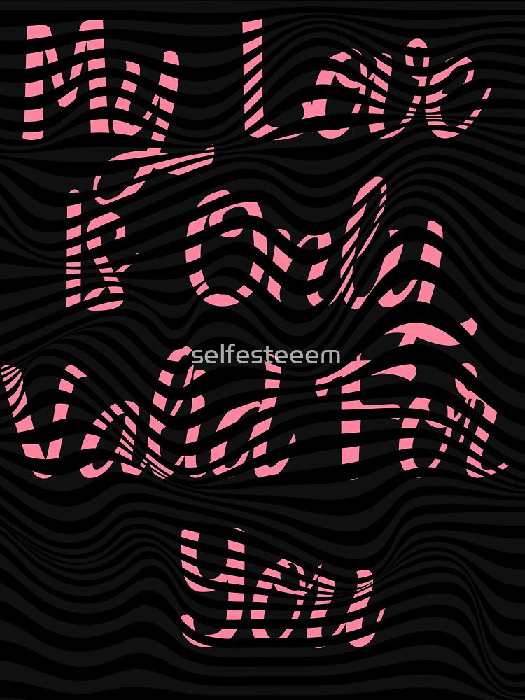 My Love Is Only Valid For You illusion get closer to see it PINK DESIGN by selfesteeem