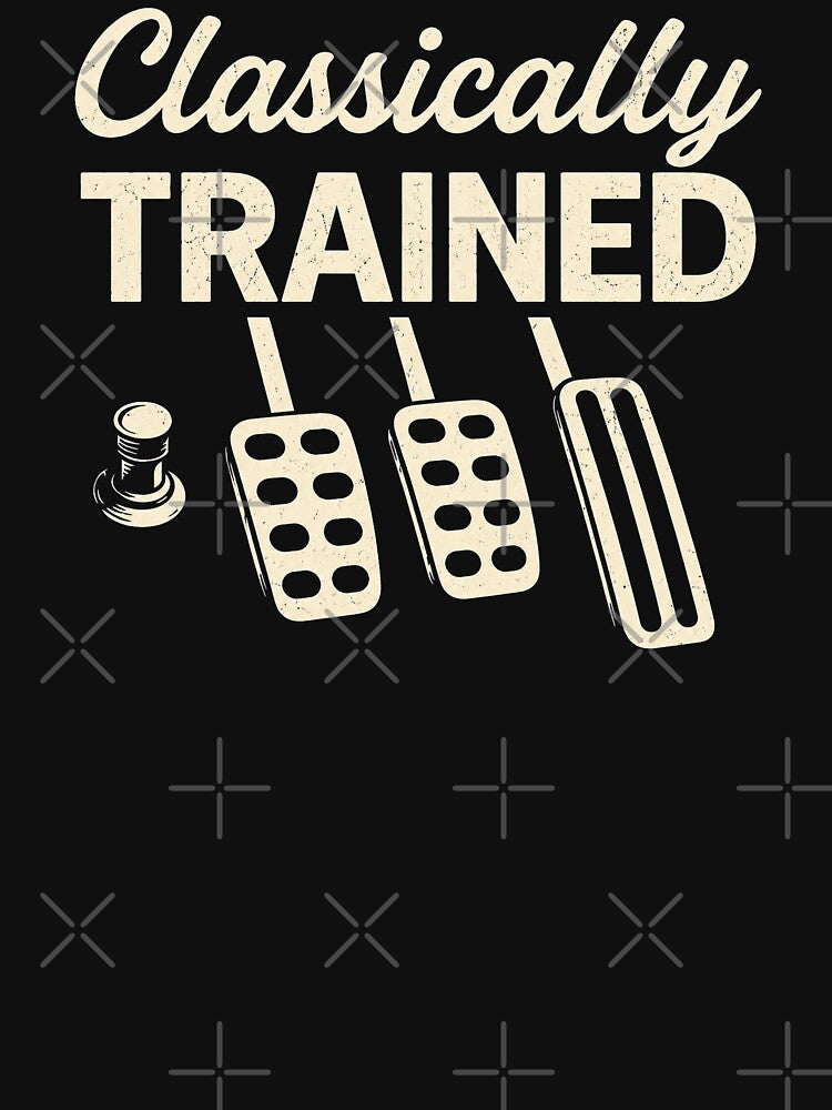 Classically Trained with Dimmer Manual Car Pedals Driving by Doodletext