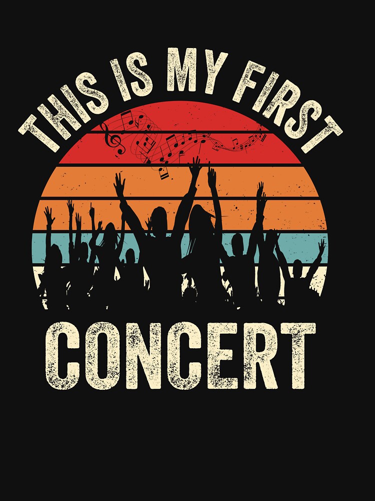 This Is My First Concert Music Event retro by Micro-dose