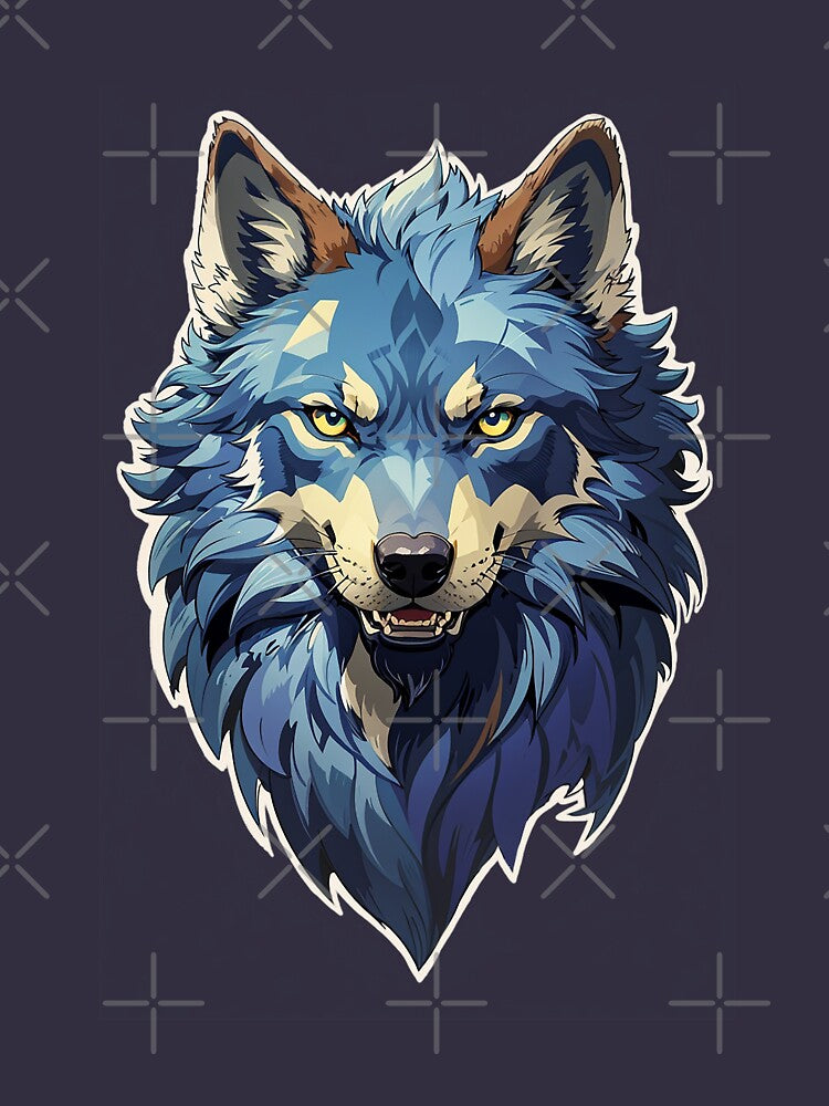 Wolf Illustration in Vector Style by NordicBadger