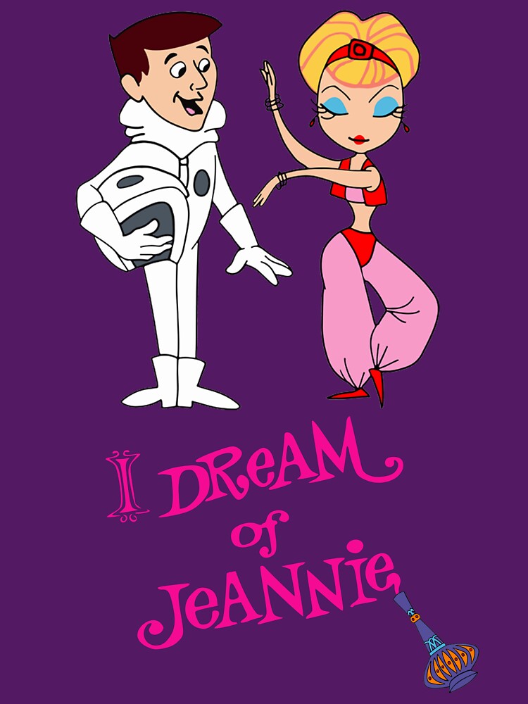 I Dream of Jeannie; Pink by Marco Bottiglieri Unisex , , , Long Sleeve Tee