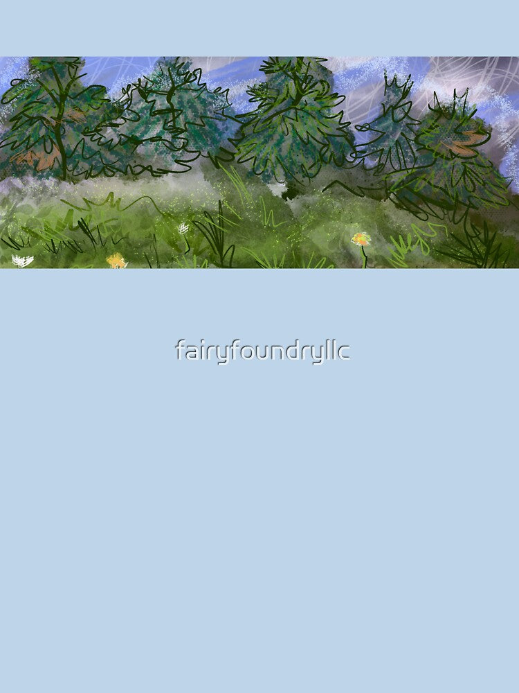 Still Summer Day | Hand drawn Nature Design by fairyfoundryllc