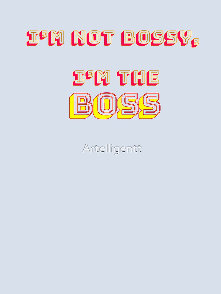 Boss by Artelligentt Unisex , , , Long Sleeve Tee