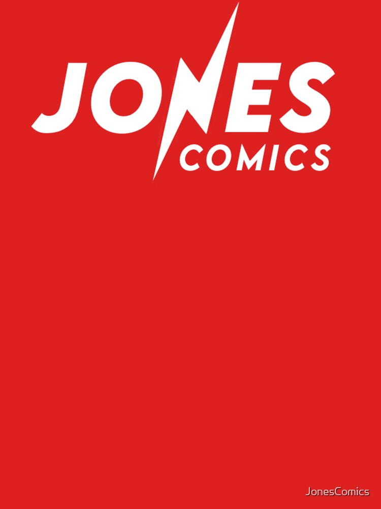 Jones Comics logo white by JonesComics