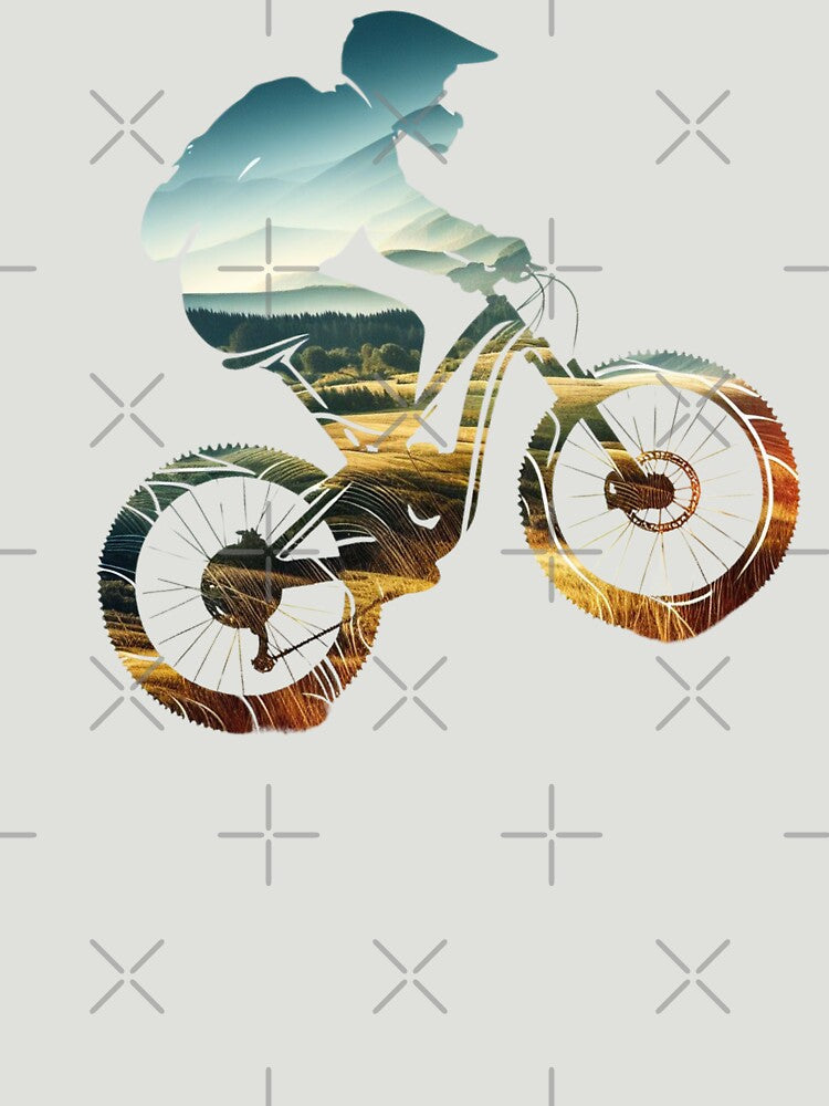 Copy of Ride the bike - Bike Spirit - landscape by Toms Tee
