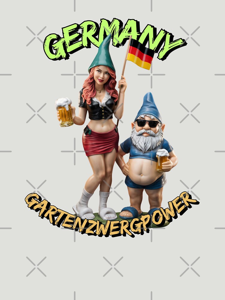 Garden Gnome goes EM - Garden Gnome Power 12 by Toms Tee