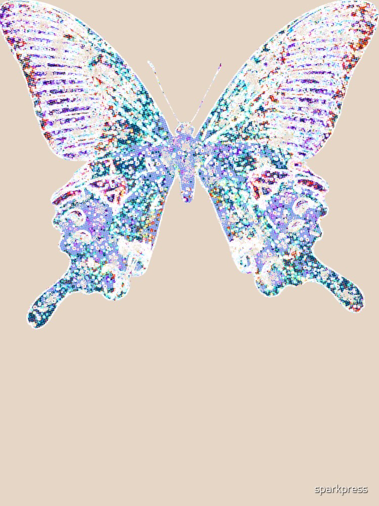 Butterfly Art, Music Festival, EDM Rave Gear by sparkpress
