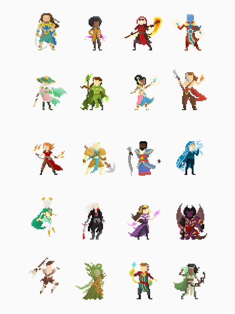 Pixel Planeswalkers by Pixel ES