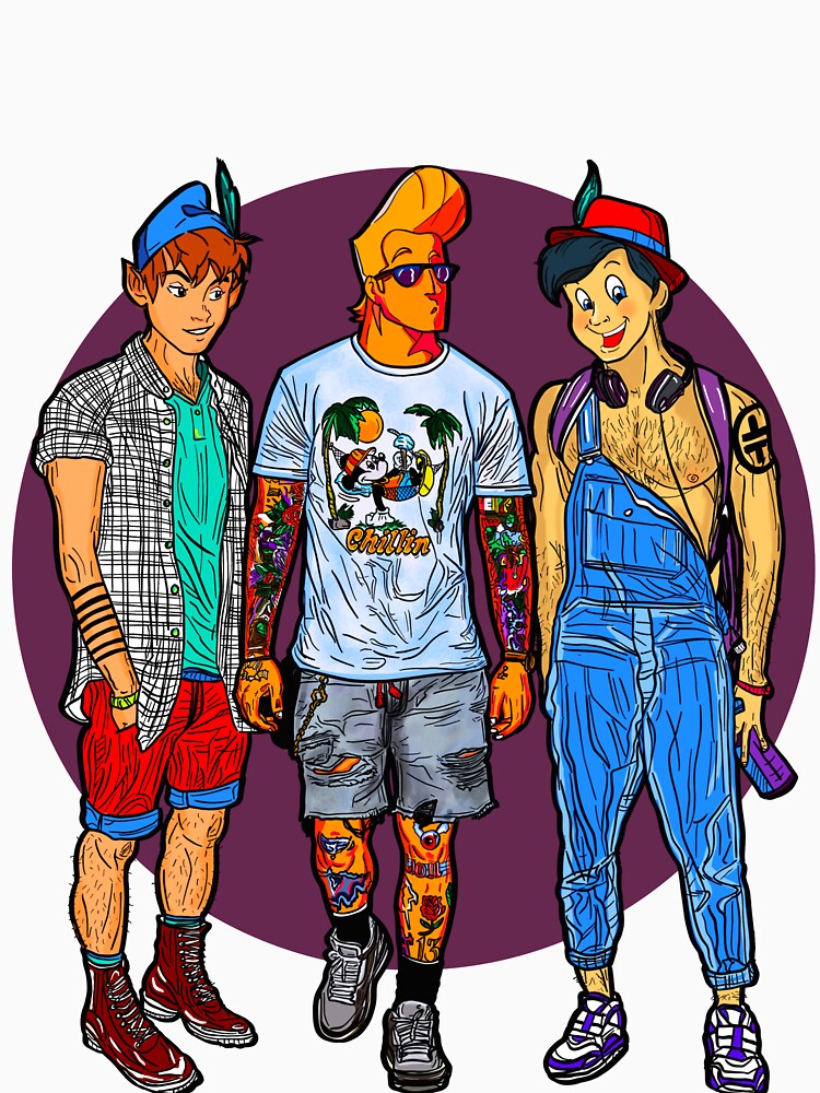 3 Fantasy characters in festival outfit by undermyskin73