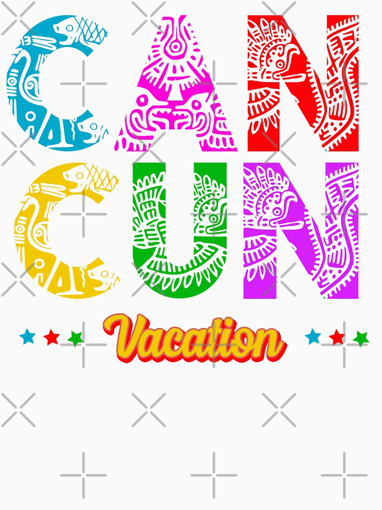 Cancun Mexico Group Vacation Adventure Matching Typography by Nzgiftsandmore
