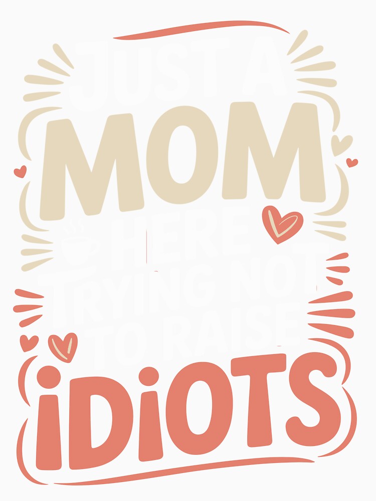 Edgy Retro Motherhood Humor Statement by Kreatiq