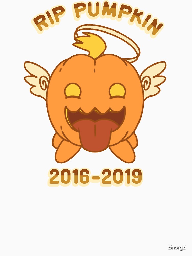 RIP Pumpkin (2016-2019) by Quinn_ost