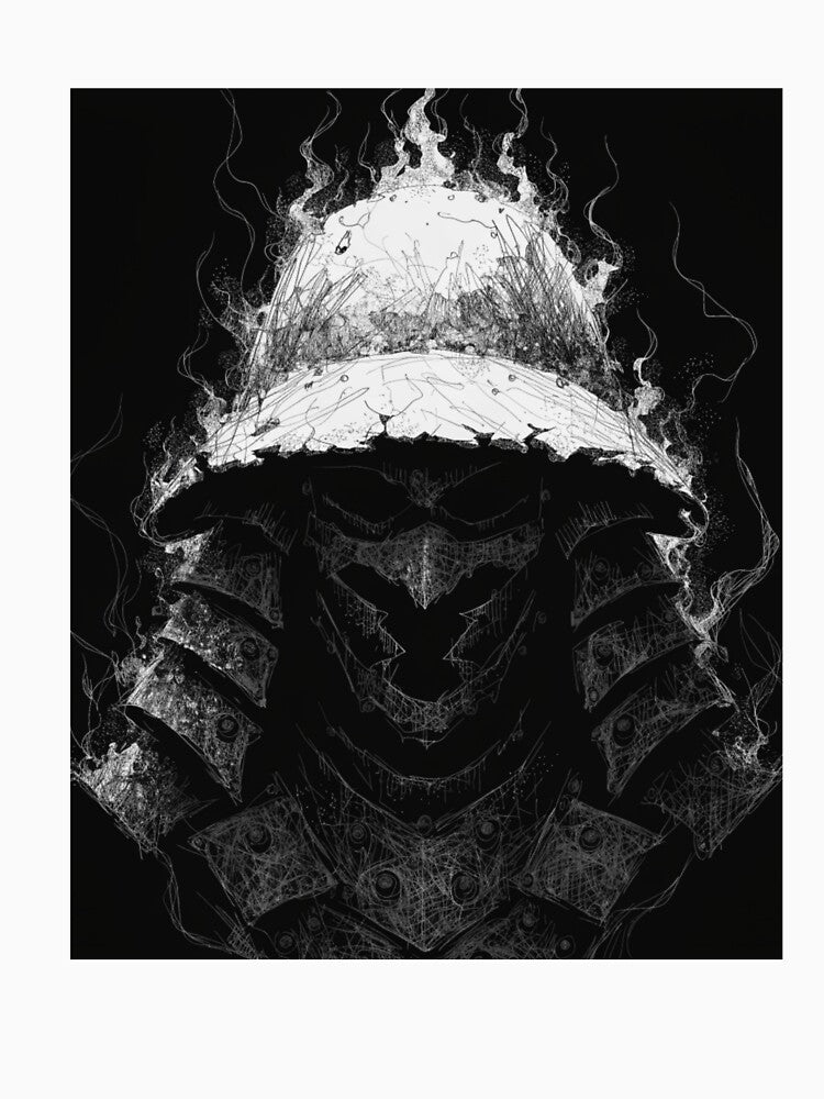 RALEOX Cyberpunk Royal Shadow Samurai High Contrast Streetwear by RALEOX