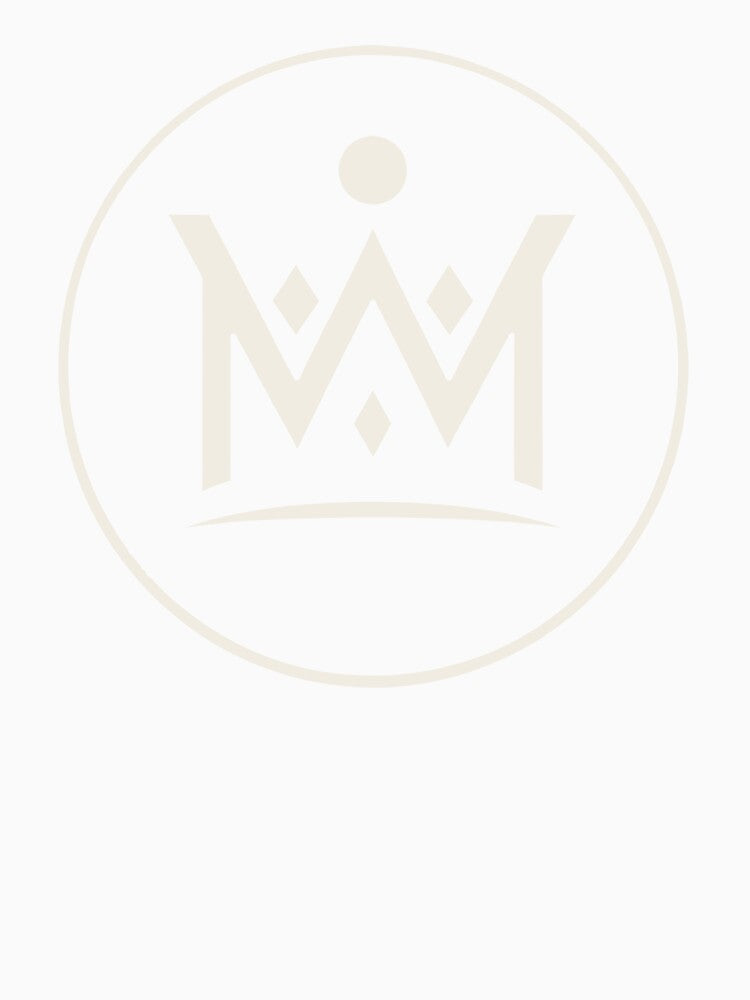 Black Official Willie McCee Minimal Crown Logo – Circular Monogram Music Artist Design by WillieMcCee