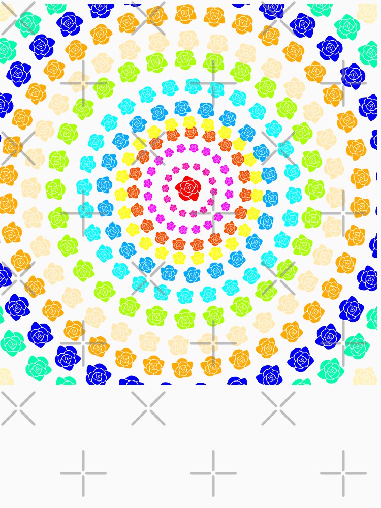 Colorful rose pattern by Darkies-store