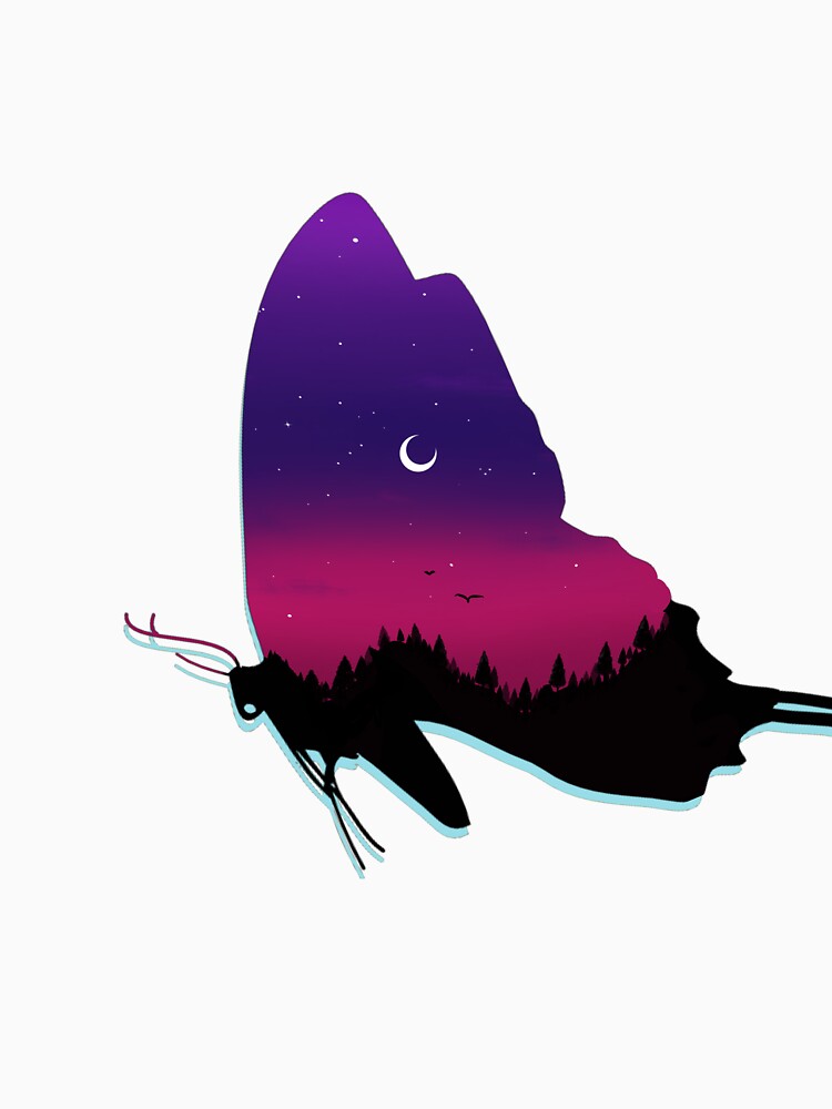 gradient butterfly by zoey's shop