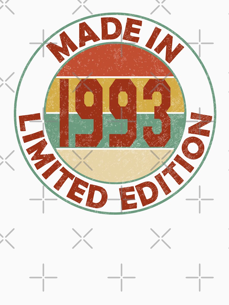 Made In 1993 Limited Edition Retro Vintage by Qudkin