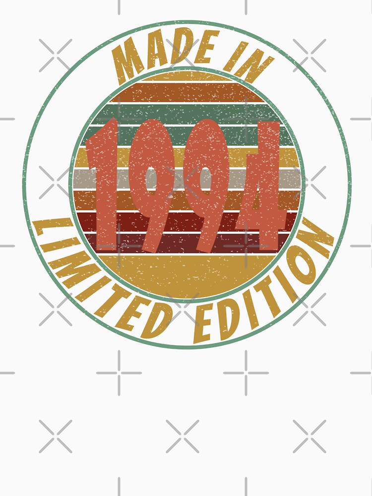Made In 1994 Limited Edition Retro Vintage by Qudkin