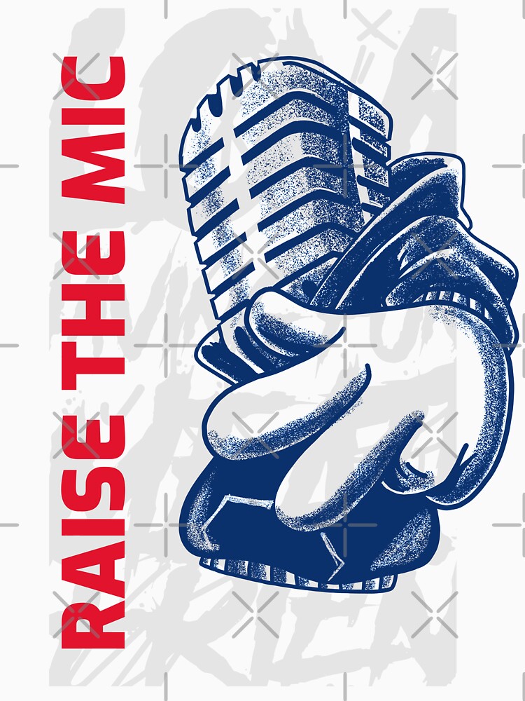 Hand Drawn Microphone - Raise the Mic by HTS