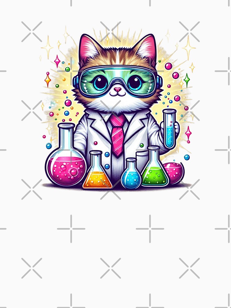 Funny Spooky Cats in STEM by StemMerch247