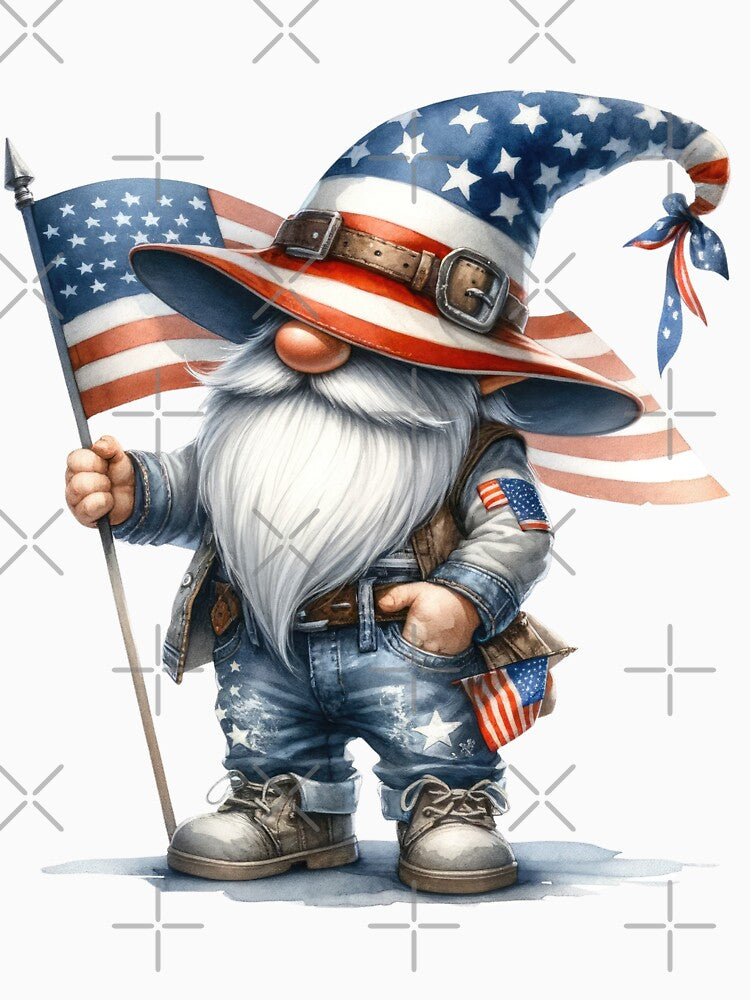 Patriotic Gnome by TessAdventures