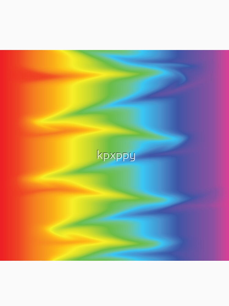 Rainbow Gradient Zig Zag by KPoppy Art