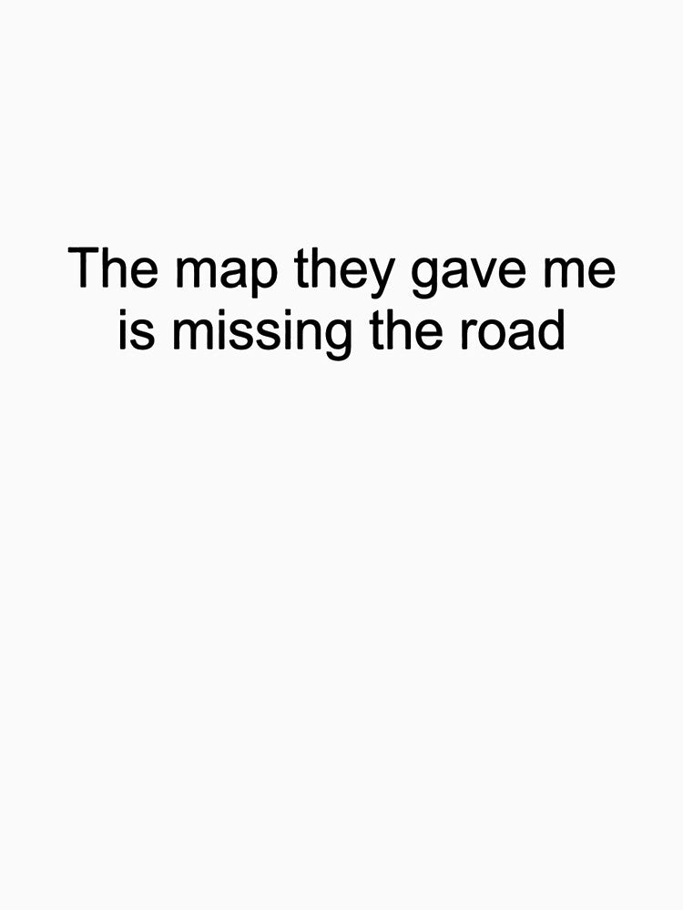 the map they gave me is missing the road by Dictum1