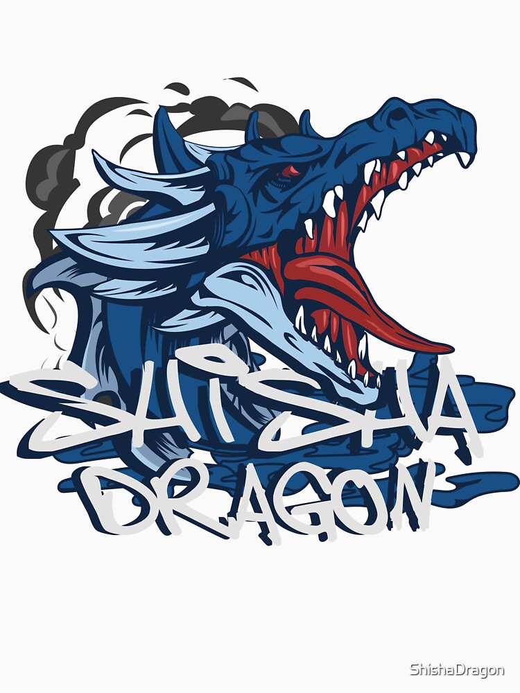 Menancing Blue Dragon by ShishaDragon