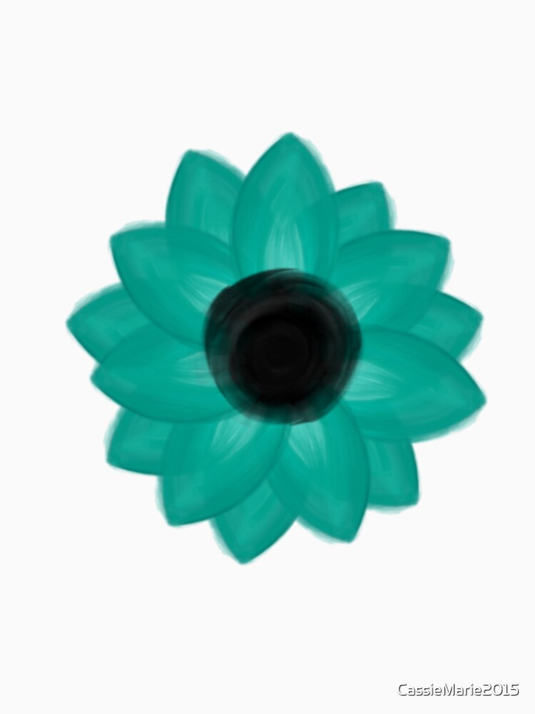 Teal Daisy by CassieMarie2015