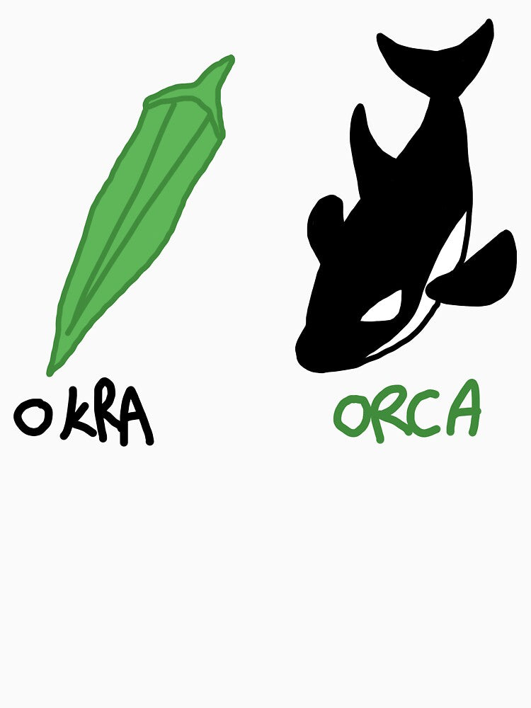 Okra and Orca by dinosaursforall