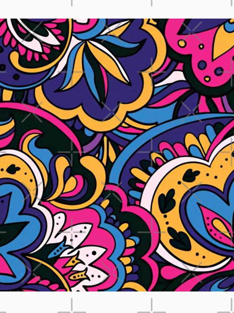 Colorful Floral Pattern by TheSkullArmy