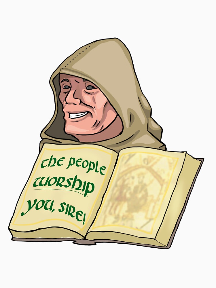 "The People Worship You, Sire!" by PotatoLion