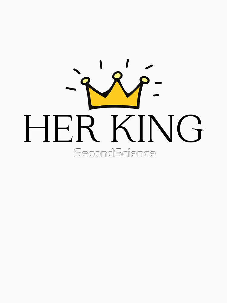 Valentine's day gift for him - Her King by Sam Creations