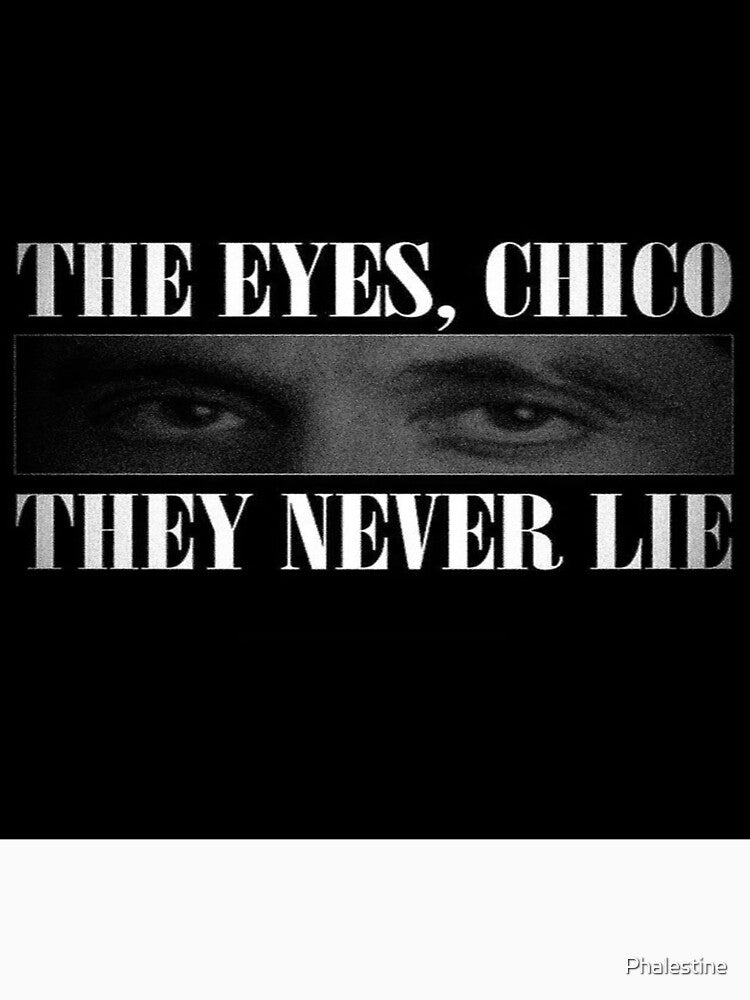 The Eyes Chico They Never Lie Scarface by Massimo dutti05