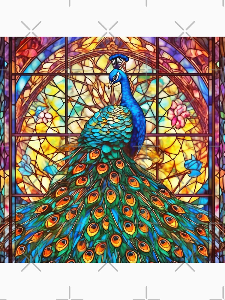 Stain Glass Peacock I Collection by AGillis691